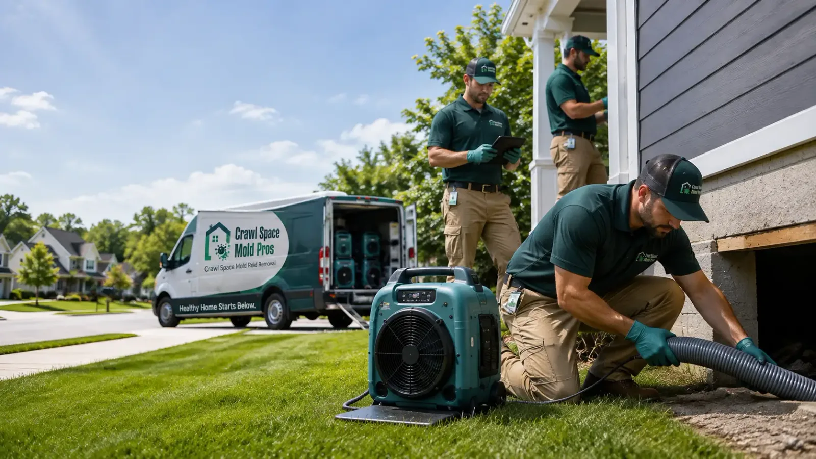 Crawl Space Mold Removal in Placerville, ID